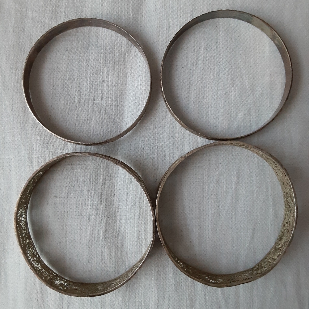 Silver Bangles - image 2